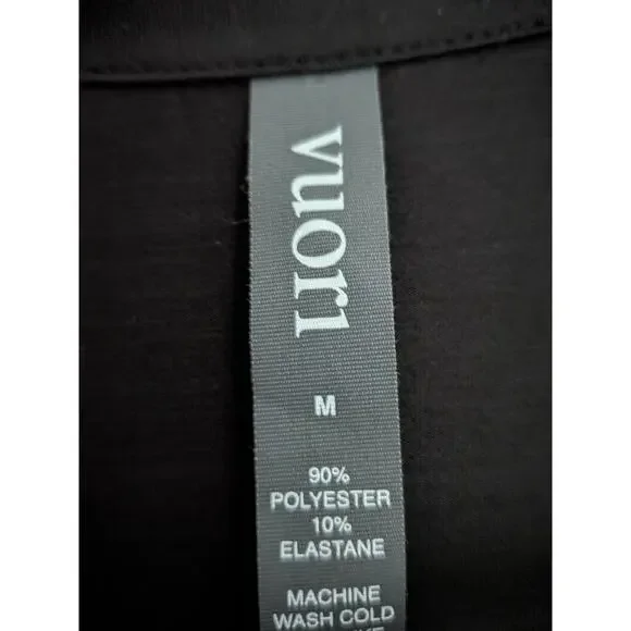 Vuori Lux Intentions Jumpsuit Black Long Sleeve Jumpsuit | Vuori Size Medium - Picture 5 of 7